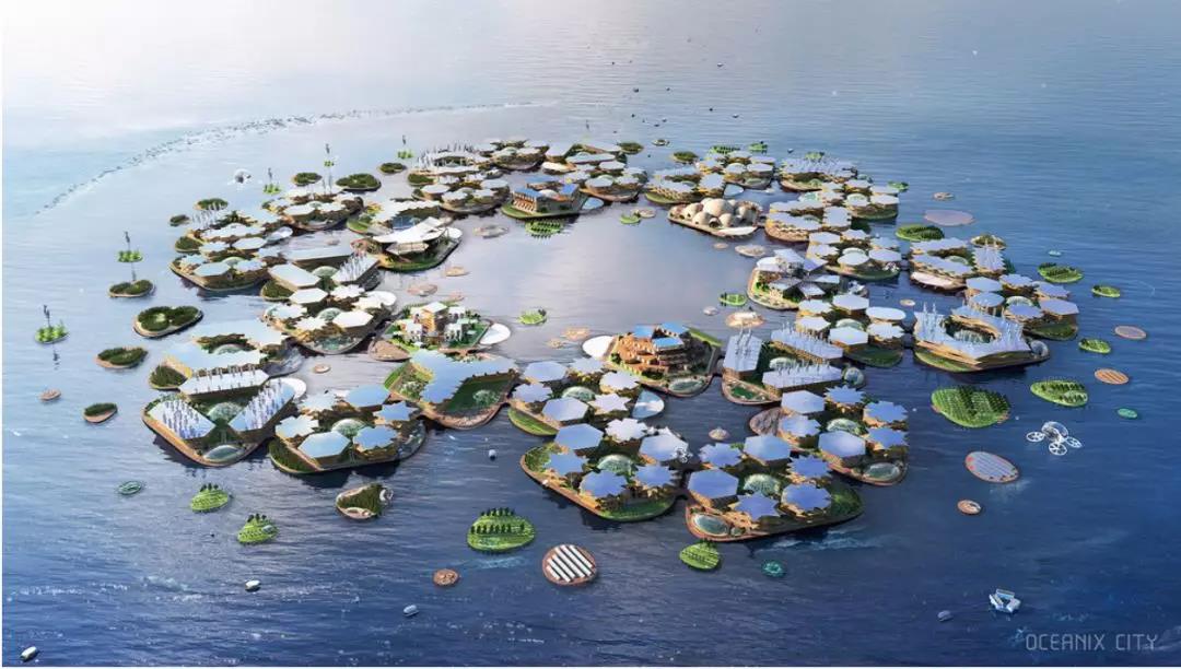 城市：漂浮城市未来的水上解决方案