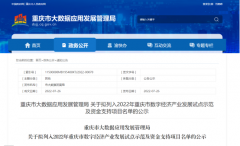 广域铭岛入选2022年重庆市数字经济产业发展试点示范项